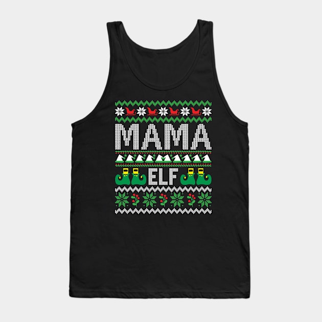 Mama Elf Tank Top by MZeeDesigns